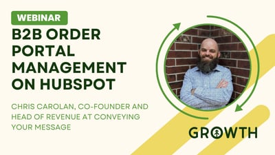 B2B Order Portal Management on HubSpot-featured